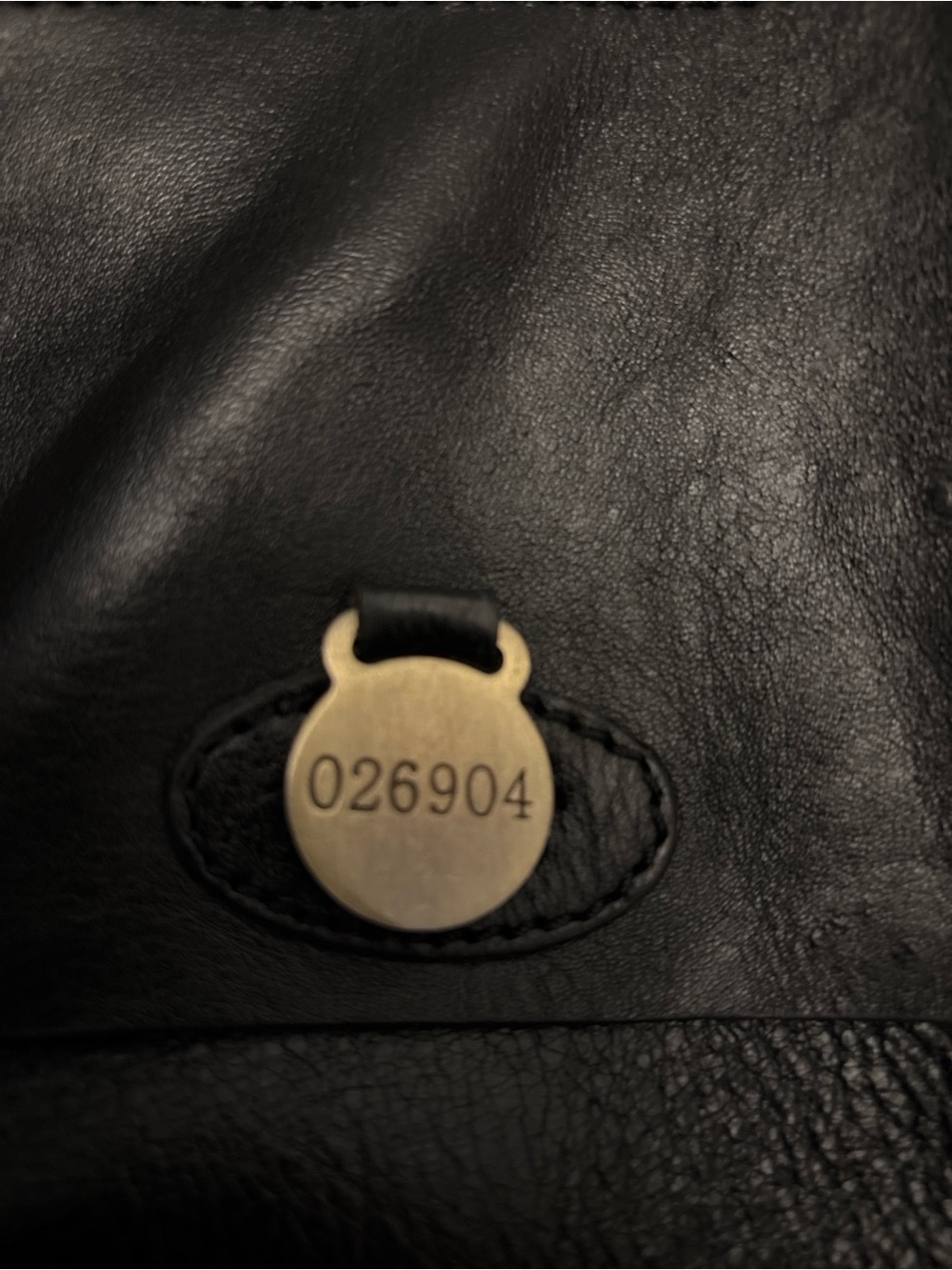 Mulberry Black Leather Travel Duffle Bag Large with Carry Strap Serial# 026904 - Picture 13 of 16